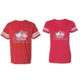 thumbnail image 1 of My Favorite Prince Princess Is My Husband Wife Matching Couple Cotton Jerseys (Men Red / Women Red) (Men M / Women XXL), 1 of 3
