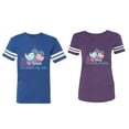 thumbnail image 1 of My Favorite Prince Princess Is My Husband Wife Matching Couple Cotton Jerseys (Men Royal / Women Purple) (Men XL / Women L), 1 of 3