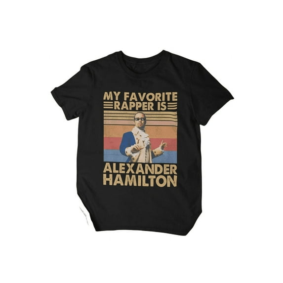 My Favorite Rapper Is Alexander Hamilton Vintage T-Shirt, Alexander Hamilton Fans, American military officer, Secretary of the Treasury