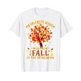 thumbnail image 1 of My Favorite Season Is The Fall Of The Patriarchy Autumn Fall White T-Shirt, 1 of 5