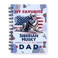 thumbnail image 1 of My Favorite Siberian Husky Calls Me Dad. Happy Father's Day Spiral Bound Journal Husky Dog Lover Gifts 5x7in Spiral Notebook - 00005, 1 of 5