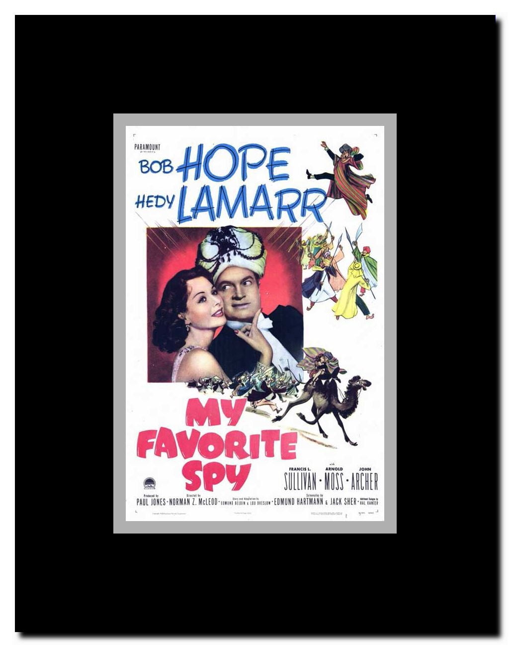 My Favorite Spy Framed Movie Poster