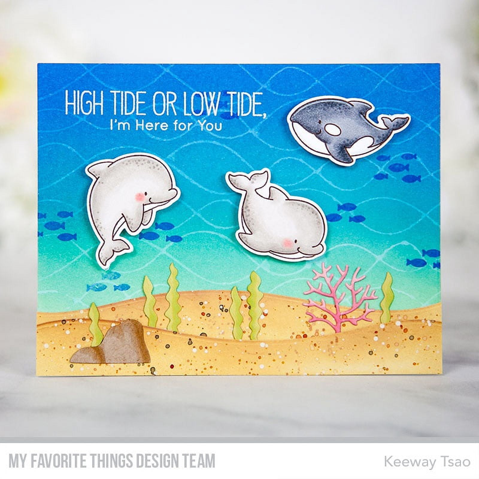 My Favorite Things Birdie Brown Stamps 4"X8", Friends With Fins ...
