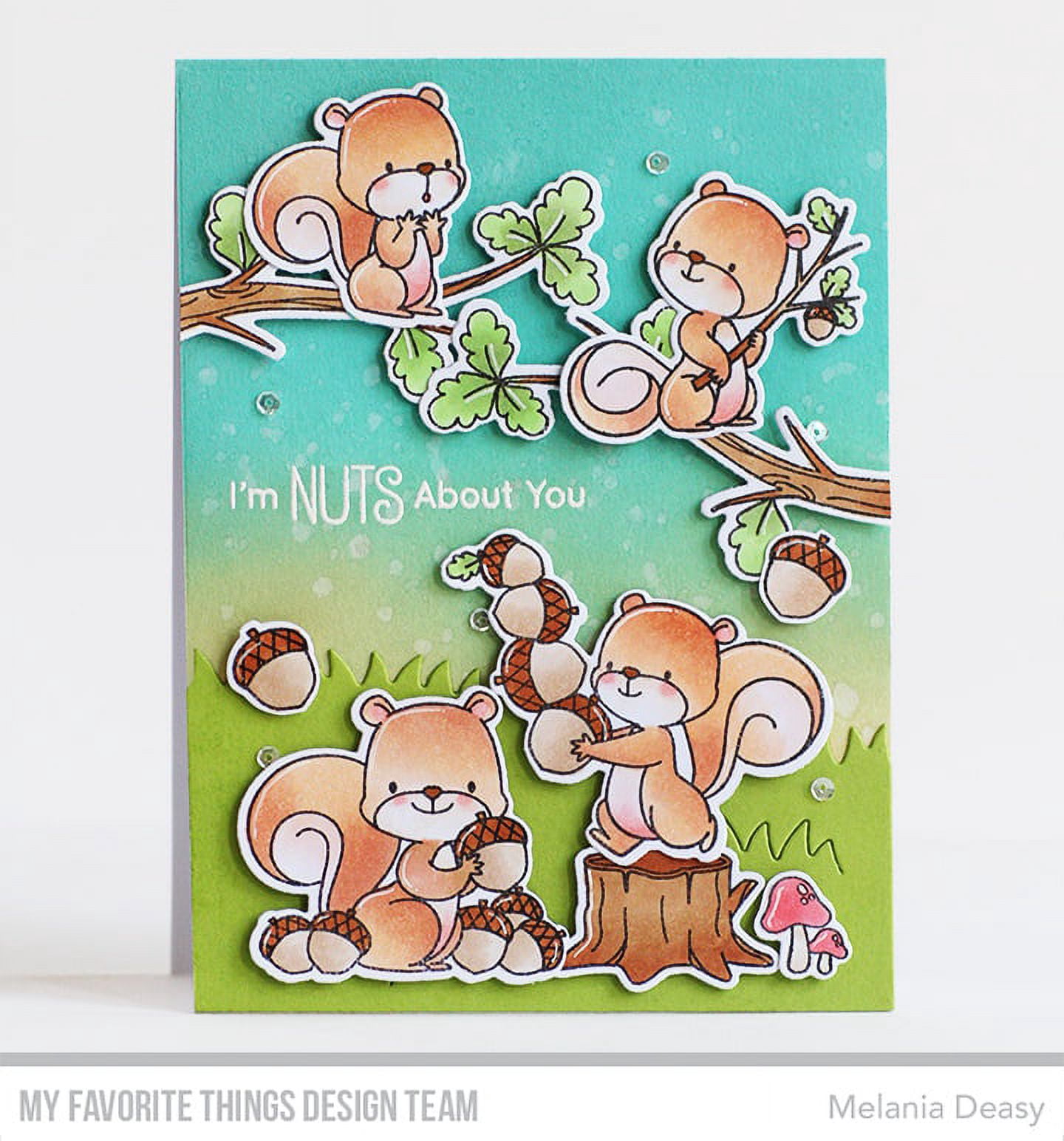 My Favorite Things Birdie Brown Stamps 4"X8"-Squirrel! - Walmart.com