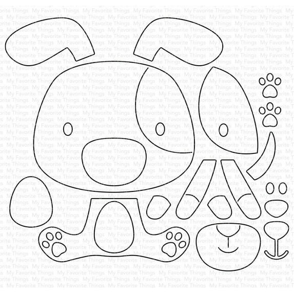 My Favorite Things Die-namics Die-Puppy Love