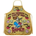 thumbnail image 1 of My Favorite Type Of Men Is Ramen Funny Noodles Graphic Novelty Kitchen Smock, 1 of 7