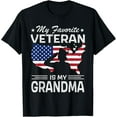 thumbnail image 1 of My Favorite Veteran is My Grandma Veterans Day Military T-Shirt, 1 of 5