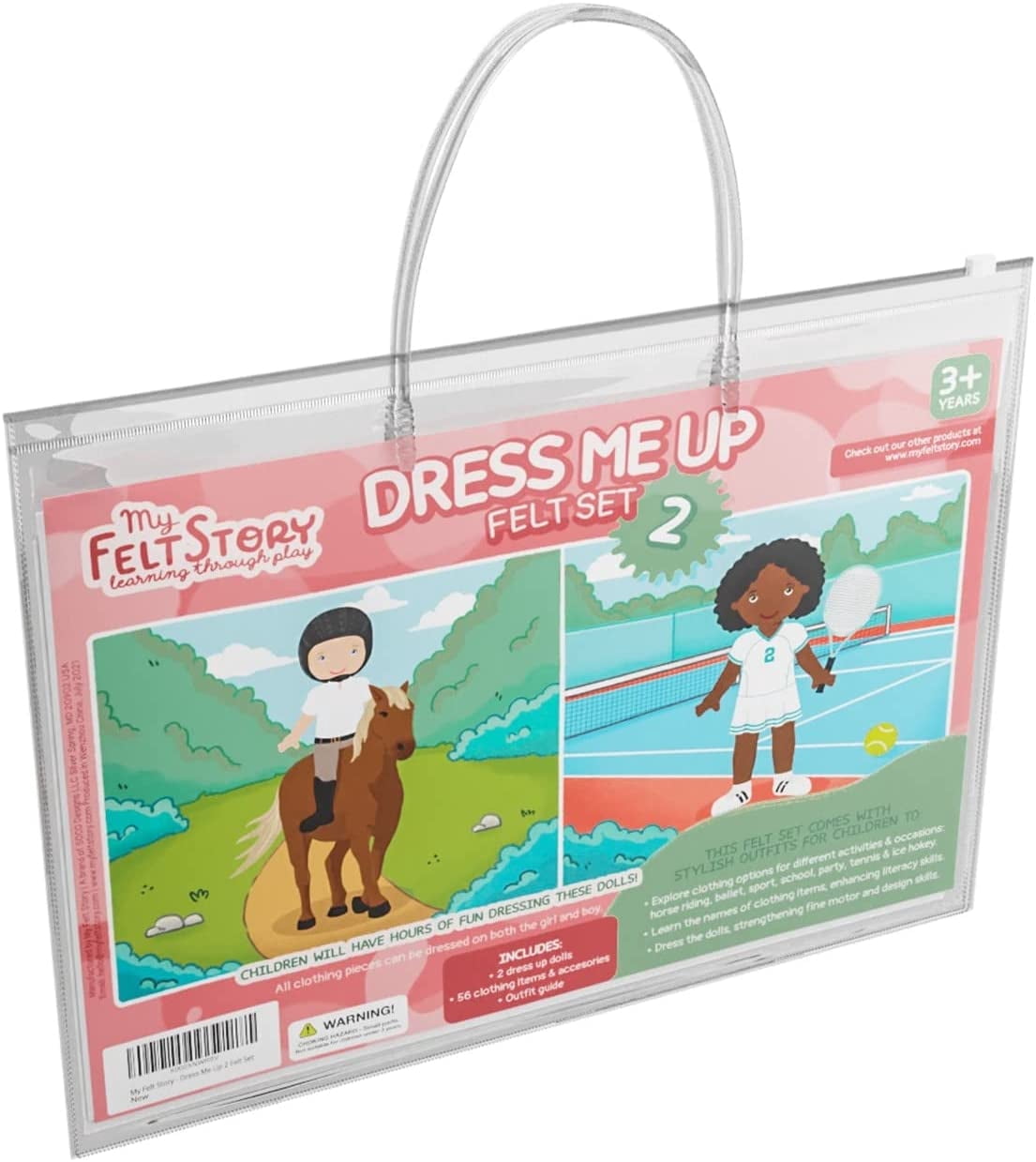 My Felt Story - Dress Me Up for Activities Felt Dolls