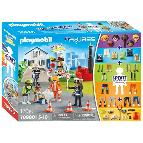 Playmobil 70980 My Figures Rescue Mission Building Set