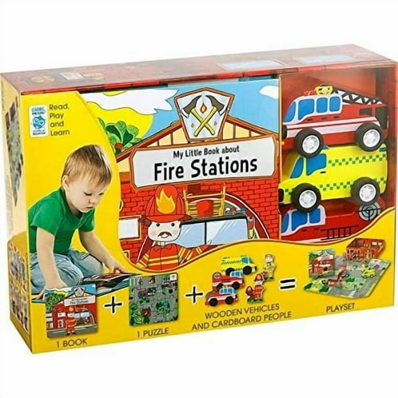 My Fire Station Book & Puzzle