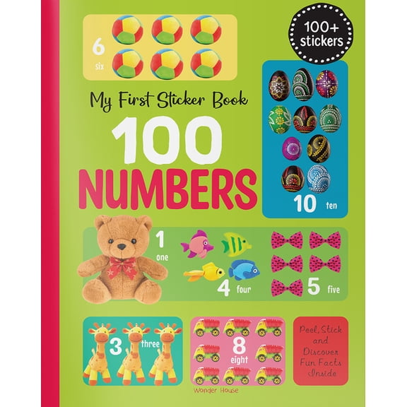 My First 100 Numbers Stickers, (Paperback)