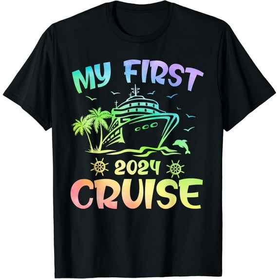 My First 2024 Cruise Kids Vacation Matching Family Ship T-Shirt01