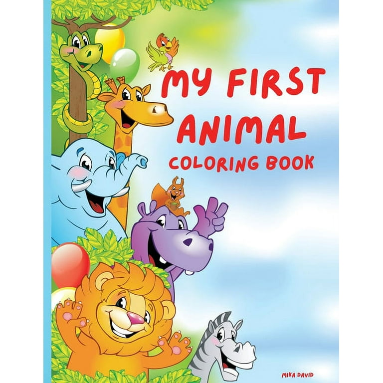 Barnes and Noble Kids Coloring Books Ages 6-8: Simple and Adorable Animal  Drawings (Perfect for Kids & Toddlers)