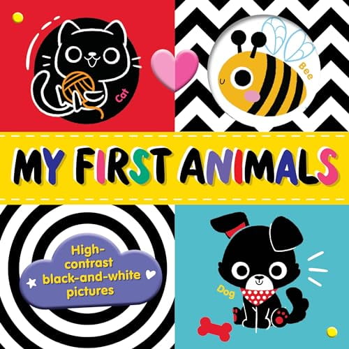 Pre-Owned My First Animals: High-Contrast Black-And-White Pictures (Board book) 1956560939 9781956560930
