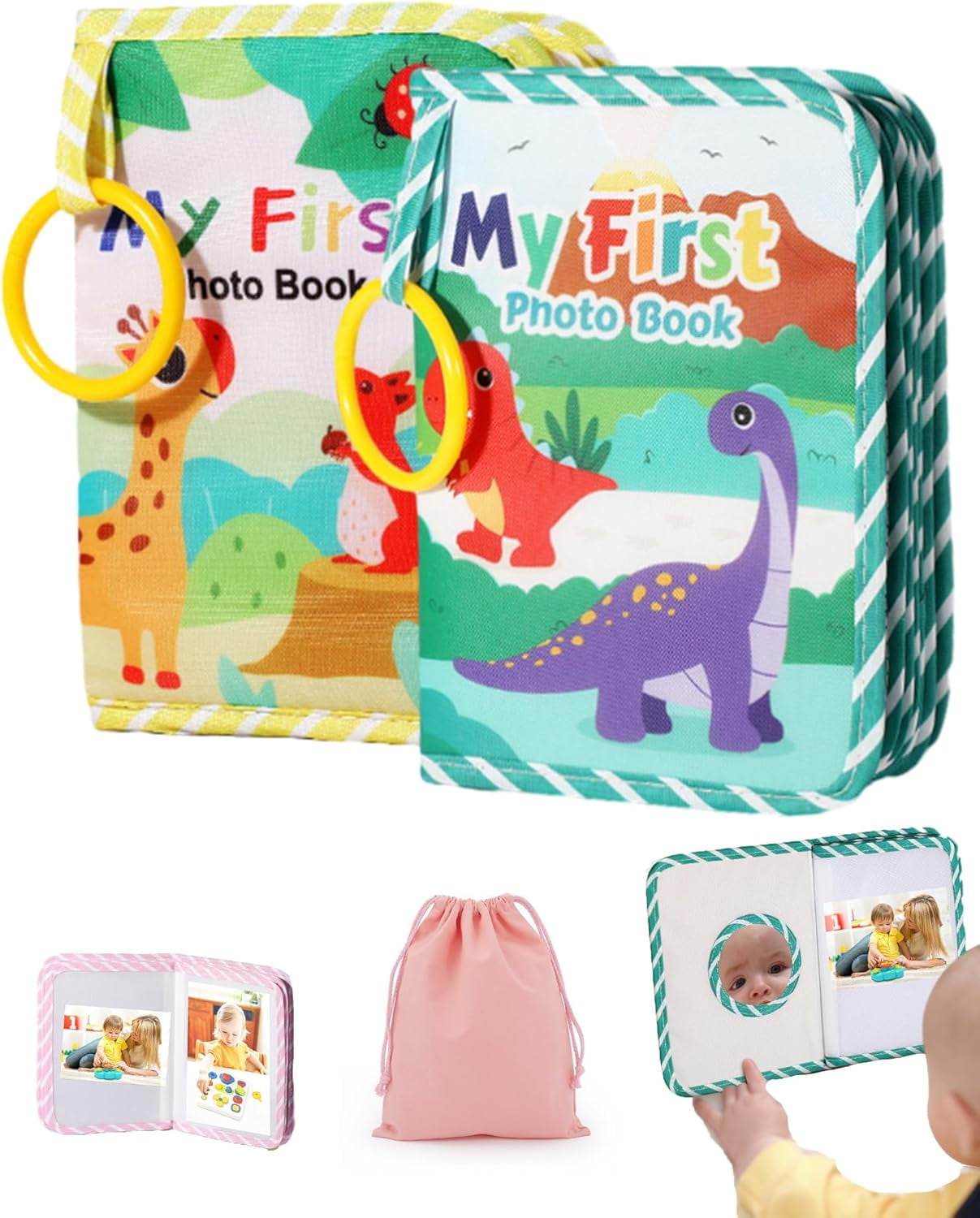 My First Baby Photo Book with Safe Mirror Soft Fabric Baby Memory — free download