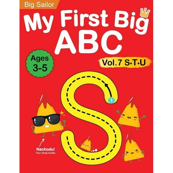 Preschool Workbook My First Big ABC Book Vol.7: Preschool Homeschool Educational Activity Workbook with Sight Words for Boys and Girls 3 - , Book 7, (Paperback)
