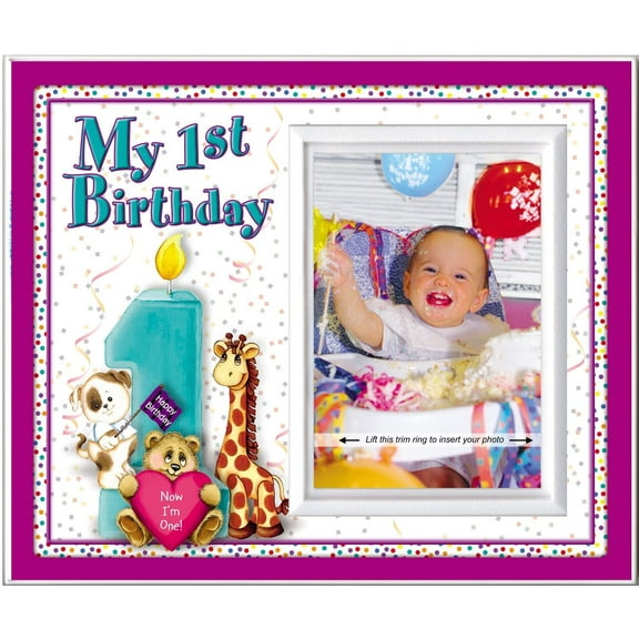 My First Birthday - Picture Frame Gift - Girl