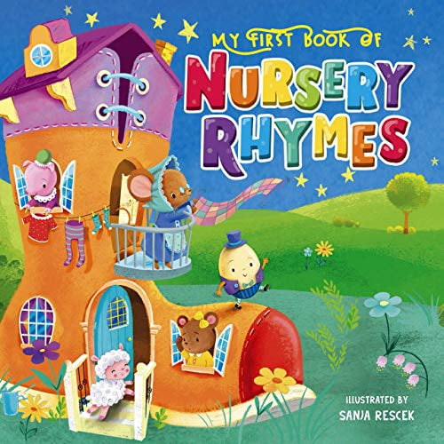 Pre-Owned My First Book of Nursery Rhymes - Padded Board Book - Classics Paperback
