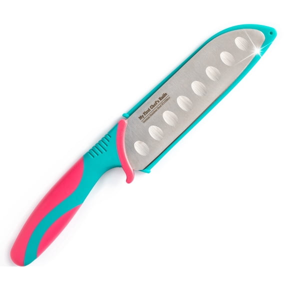 My First Chef's Knife - Carnation/Teal