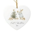 My First Christmas 2024 Acrylic Ornament Handcrafted Keepsake Bauble
