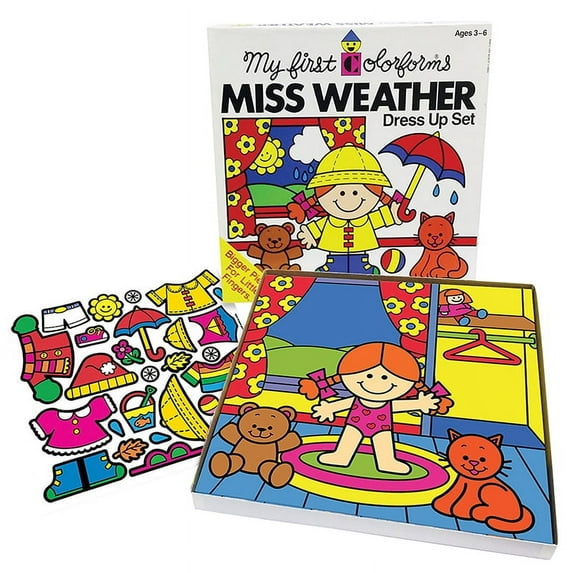 My First Colorforms Miss Weather Dress Up Set | Bundle of 5 Each