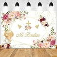 thumbnail image 1 of My First Communion Backdrop for Photography Boy Girl Baptism Party First Holy Communio Grail Baby Shower Background Photo Studio, 1 of 5