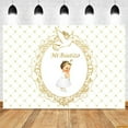 thumbnail image 1 of My First Communion Backdrop for Photography Boy Girl Baptism Party First Holy Communio Grail Baby Shower Background Photo Studio, 1 of 5