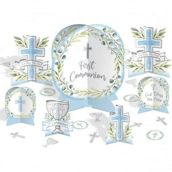 My First Communion Boy Table Decorating Kit