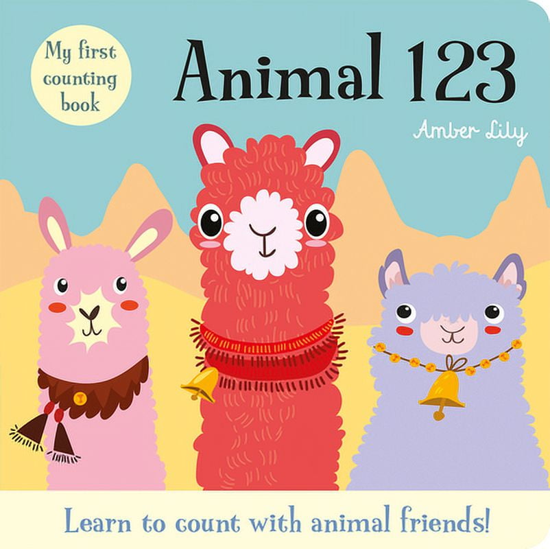 Pre-Owned My First Counting Book: Animal 123 Board Book Amber Lily Author , Zhanna Ovocheva Illustrator