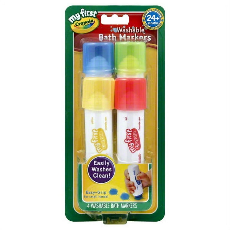 Crayola My First Crayola Bathtub Markers, 4 Count