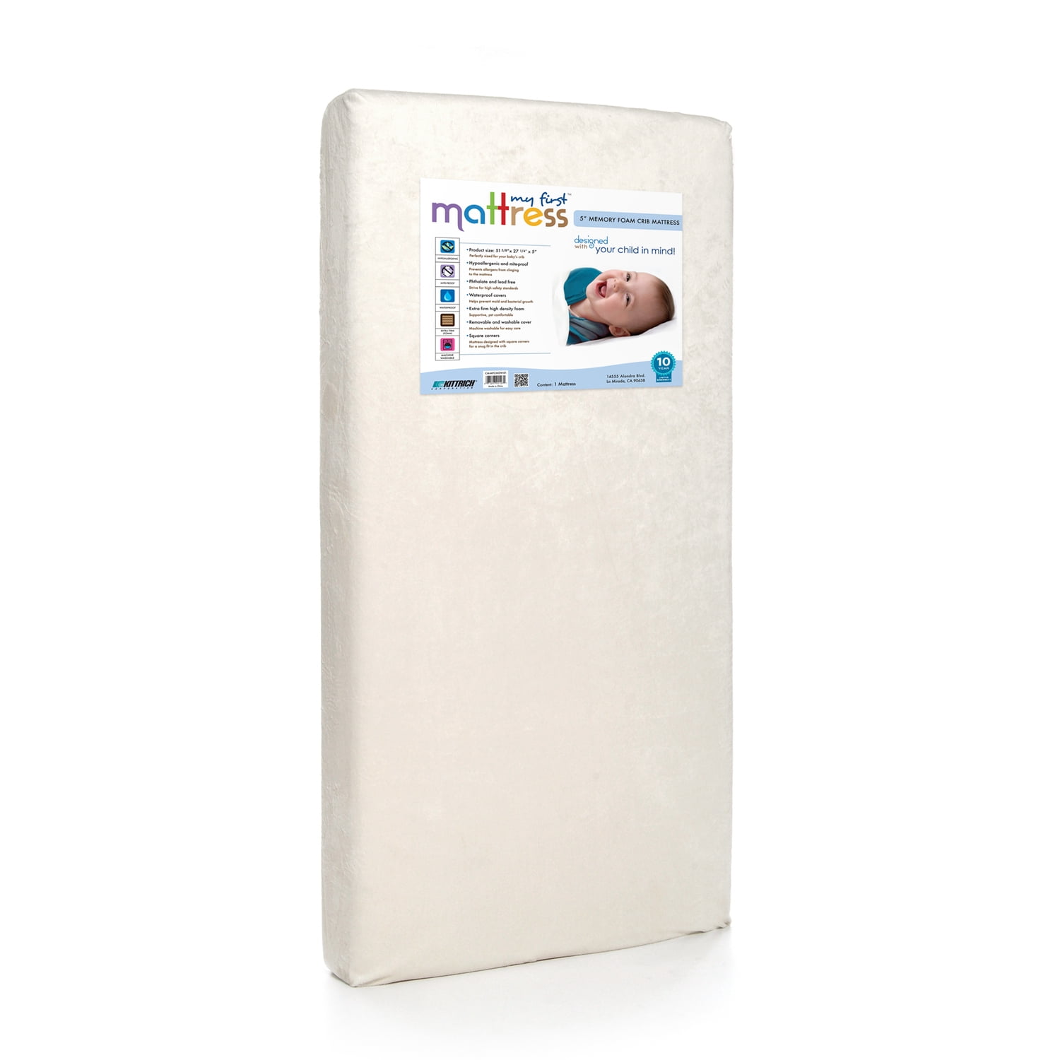 My First Crib Mattress Crib Toddler Foam Mattress Walmart