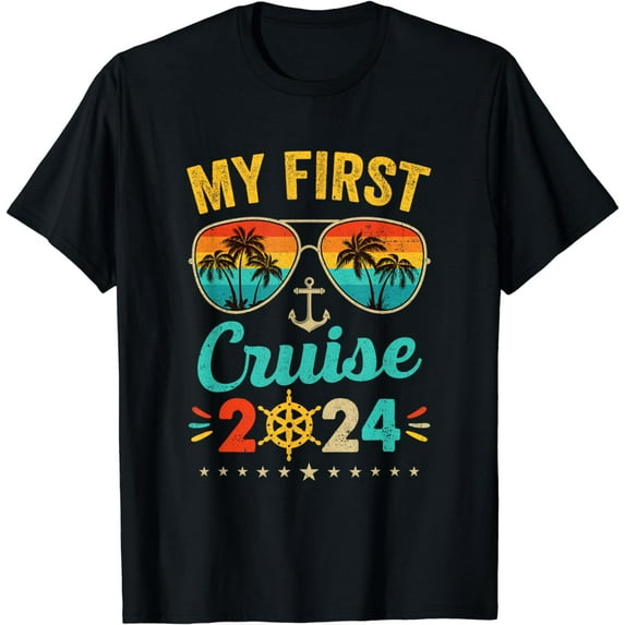 My First Cruise 2024 Family Vacation Ship Travel Cruising T-Shirt