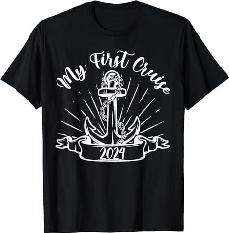 My First Cruise 2024 Kids Family Vacation Cruise Ship Travel T-Shirt