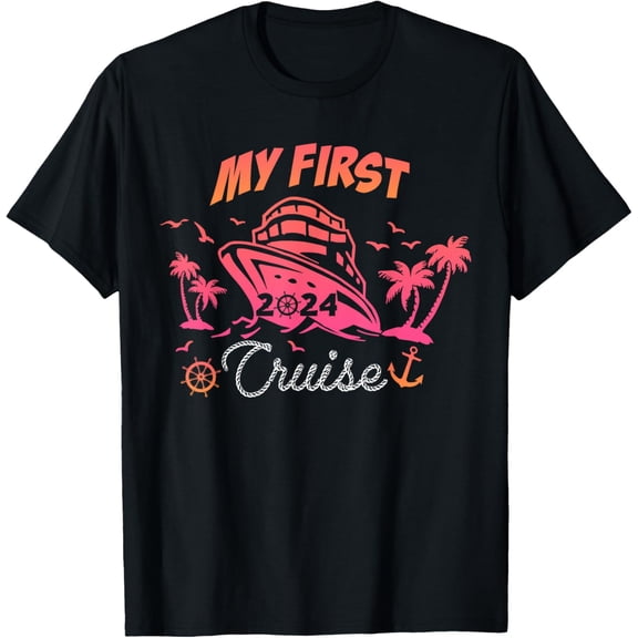 My First Cruise 2024 Matching Vacation Cruise Trip T-Shirt