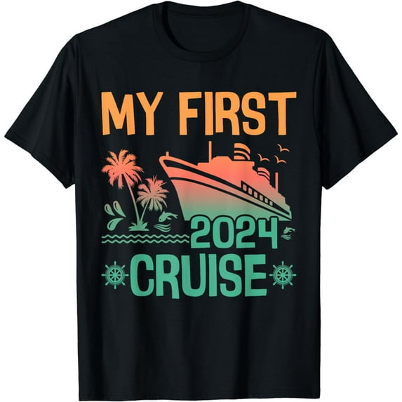 My First Cruise 2024 Vacation Matching Family Cruise Ship T-Shirt