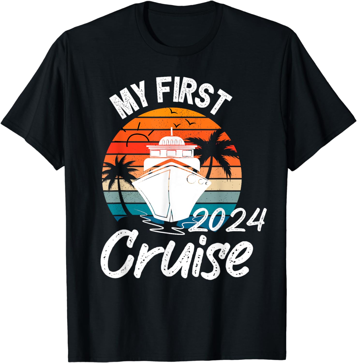 My First Cruise 2024 Vacation Matching Family Cruise Ship T-Shirt ...