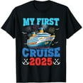 My First Cruise 2025 Anchor Cruise Ship Lover Fireworks TShirt