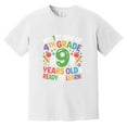 thumbnail image 1 of My First Day Of Fourth Grade Funny 9 Years Old Student Gift Comfort Color T-Shirt, 1 of 4
