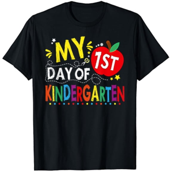 My First Day Of Kindergarten Back To School Teacher Student T-Shirt Unisex S-5XL Hot Trending Shirt, Vintage Birthday Gift