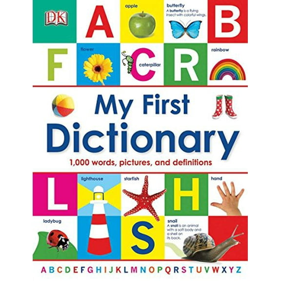 Pre-Owned My First Dictionary: 1,000 Words, Pictures, and Definitions by DK (Hardcover) English