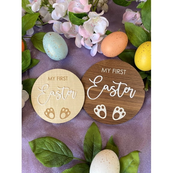 My First Easter Sign for Baby | Baby's First Easter | Easter Milestone Sign | Easter Baby Photo Prop | Easter Photo | My First Easter Plaque