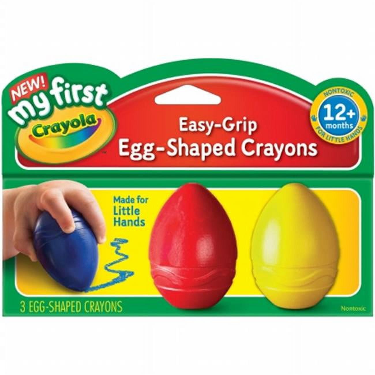 EC First Creations Easi-Grip Egg Crayons Set 3