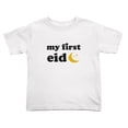 thumbnail image 1 of My First Eid Funny Toddler T Shirts for Boys Girls (White, Youth S), 1 of 5
