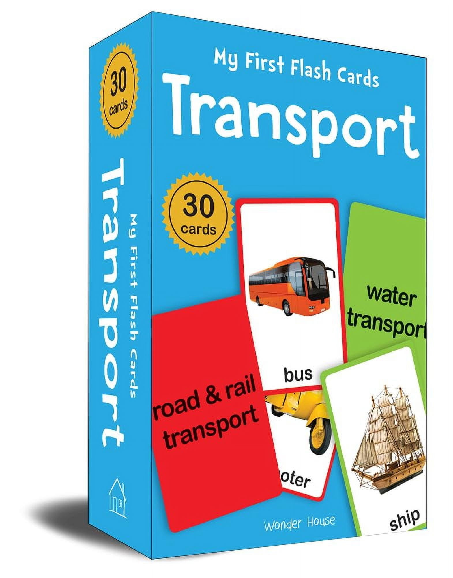 First Flash Card My First Flash Cards: Transport : 30 Early Learning Flash Cards For ...