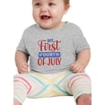 thumbnail image 1 of My First Fourth Of July T-Shirt Infant -Image by Shutterstock,  24 Months, 1 of 4
