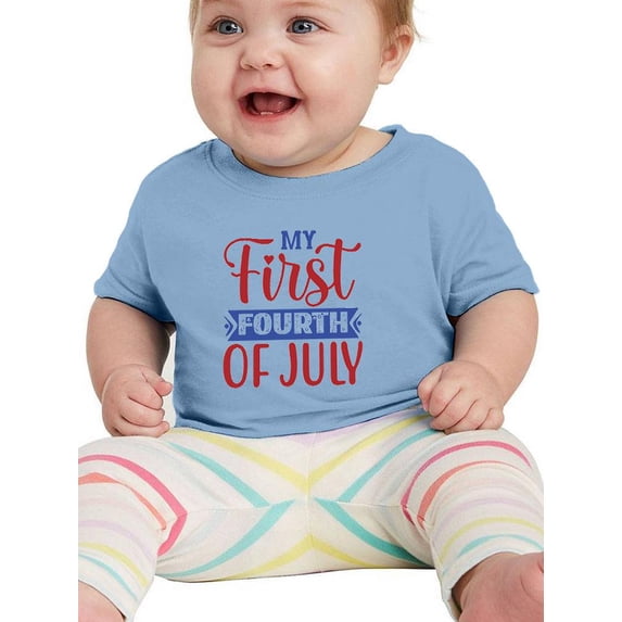 My First Fourth Of July T-Shirt Infant -Image by Shutterstock, 6 Months