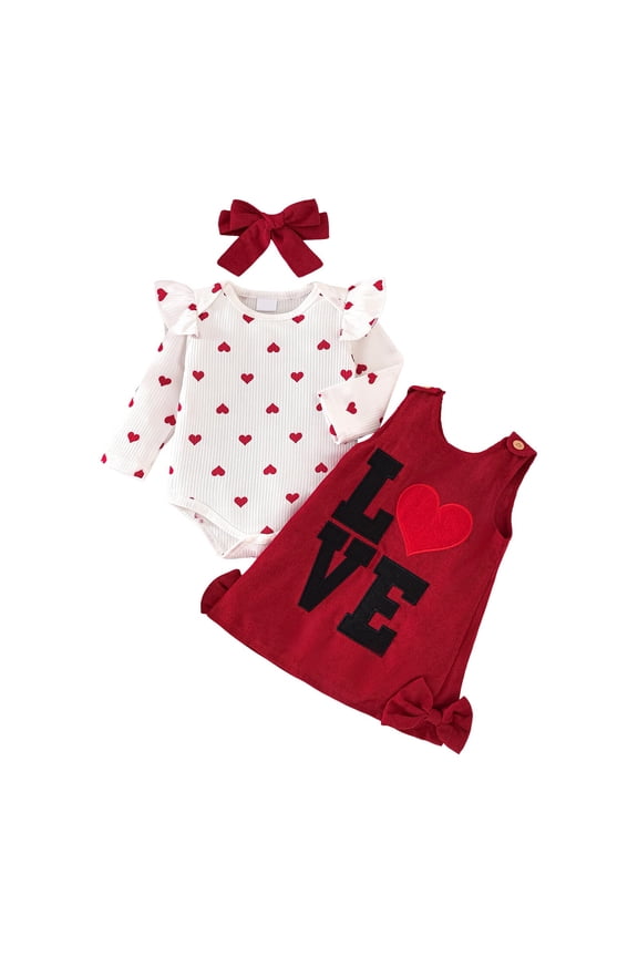 My First Halloween Baby Girl Outfit Pumpkin Ruffle Long Sleeve Romper Overall Dress Headband Cute Fall Clothes