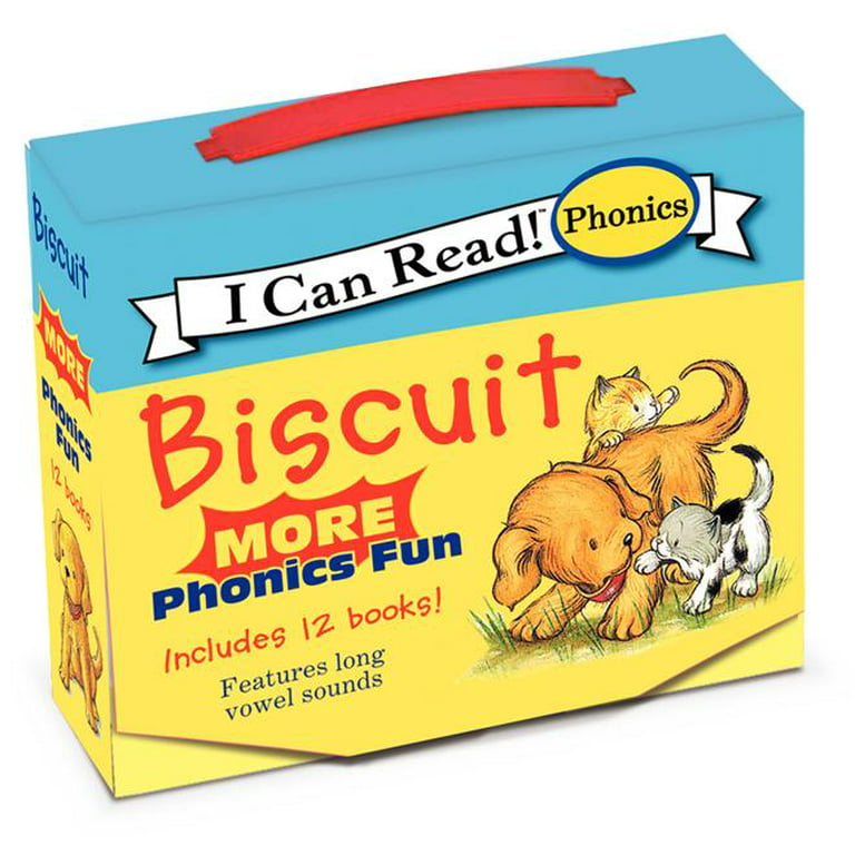 12 Books/Set Biscuit Series I Can Read Phonics Words Learning