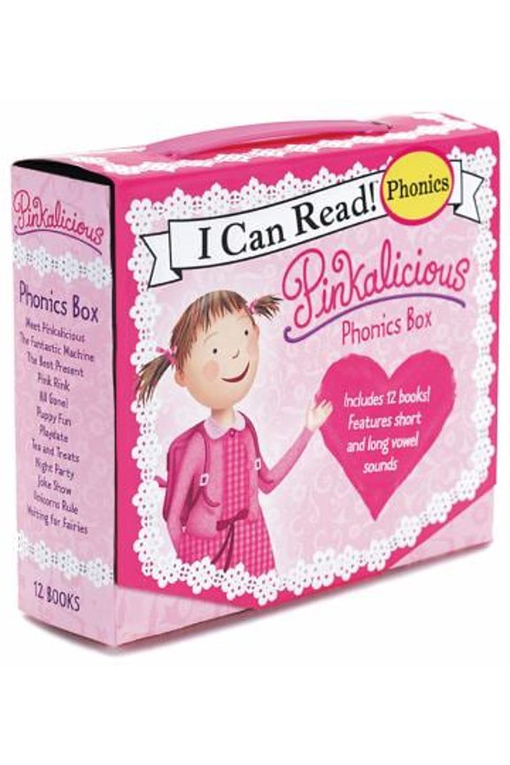 Pre-Owned Pinkalicious 12-Book Phonics Fun, My First I Can Read Book, 4, by Victoria Kann (Paperback), Children's Books, English