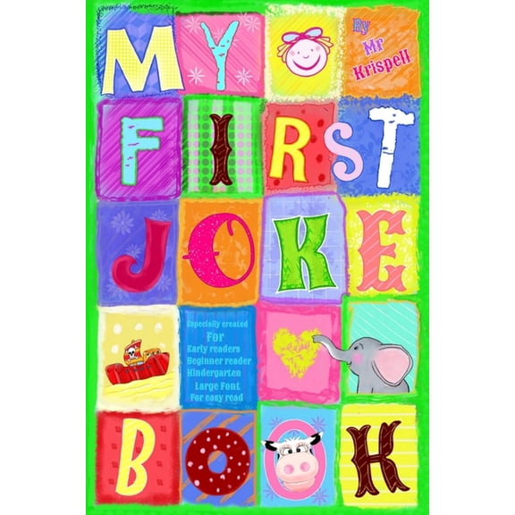 My First Joke Book: Early Readers, Beginner reader, Kindergarten, Large Font for Easy Read, (Paperback)